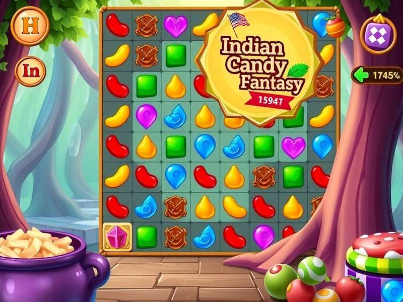 Indian Candy Fantasy Game Screenshot